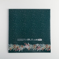 Коробка подарочная новогодняя складная &laquo;Новогодняя ботаника&raquo;, 31 х 24.5 х 8 см, Новый год