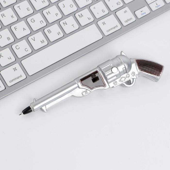 Ручка прикол шариковая черная паста пластик &laquo;Будь во всеоружии&raquo;