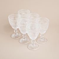 Набор бокалов для вина стеклянный SL Home &laquo;Ларго&raquo;, 300 мл, 9&times;17 см, цвет прозрачный