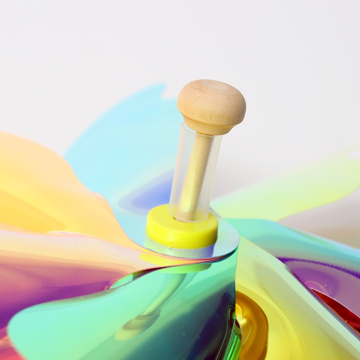 Ветерок &laquo;Семицветик&raquo; на деревянной палочке