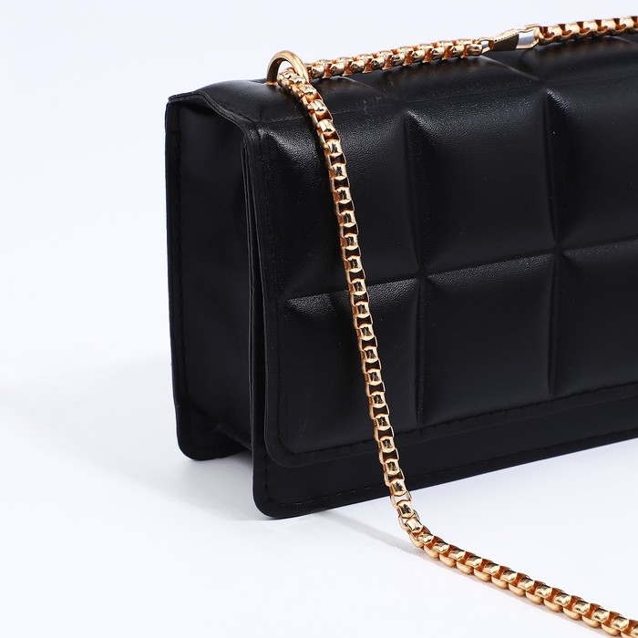 Сумка мессенджер на молнии, цвет чёрный