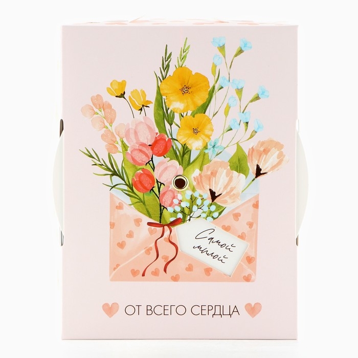 Коробка складная &laquo;От всего сердца &raquo;, 16 х 12 х 5 см
