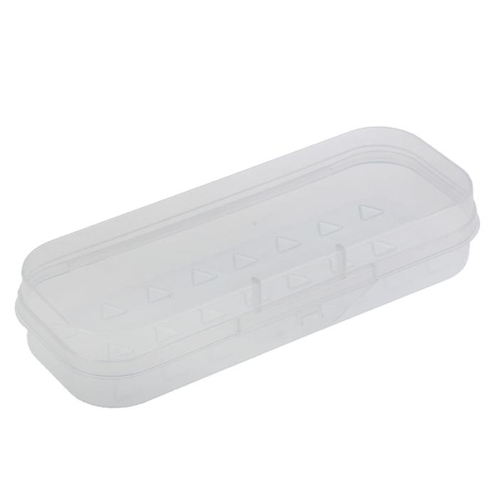 Пенал-футляр Стамм Cristal, 90 х 217 х 43 мм, пластиковый, прозрачный, бесцветный, европодвес Пенал-футляр Стамм Cristal, 90 х 217 х 43 мм, пластиковый, прозрачный, бесцветный, европодвес