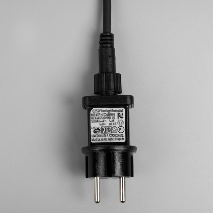 Гирлянда &laquo;Клип-лайт&raquo; 5 нитей по 20 м, IP44, УМС, тёмная нить, 665 LED, свечение мульти, 24 В