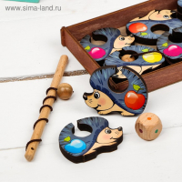 Игра &laquo;Поймай-ка. Ёжики&raquo; удочка с шариком