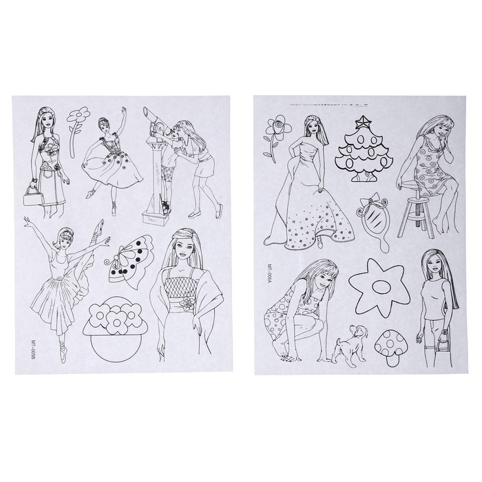 Набор для творчества: изготовление топперов, раскраска-наклейки &laquo;Принцесса&raquo;