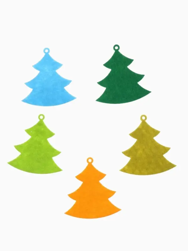 Набор ёлочных украшений, Арома "Ёлочки" 5 шт