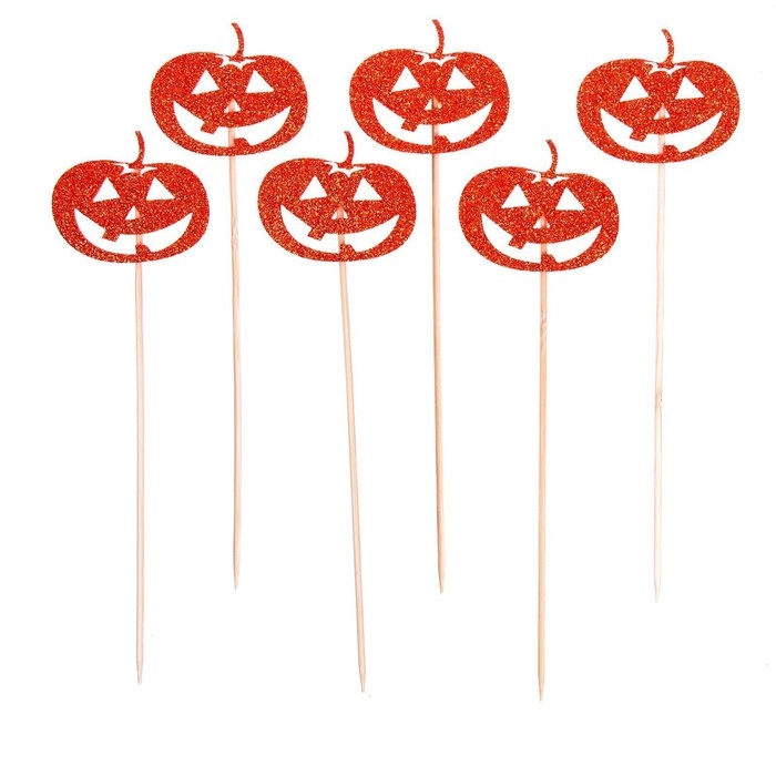 Топпер &laquo;Тыква&raquo;, набор 6 шт