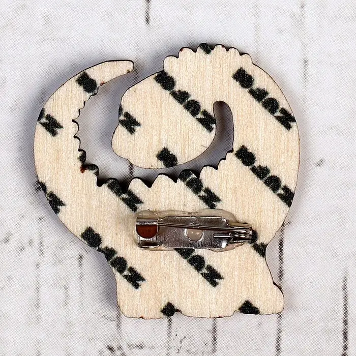 Деревянный значок &laquo;Диплодок&raquo;