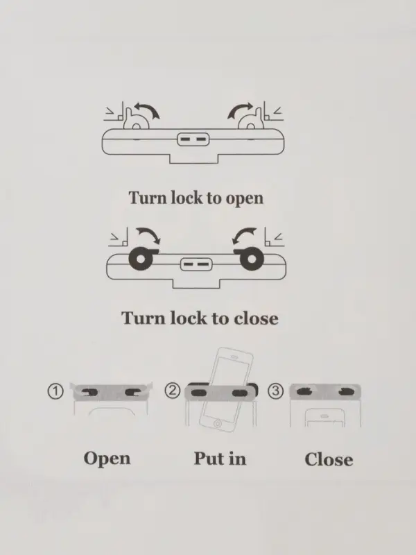 Набор водонепроницаемых чехлов для телефона, 2 штуки, размер 20х11 см, чёрные