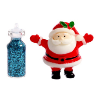 Набор для опытов &laquo;Новогодний шарик&raquo;, Дед Мороз, диаметр 7 см