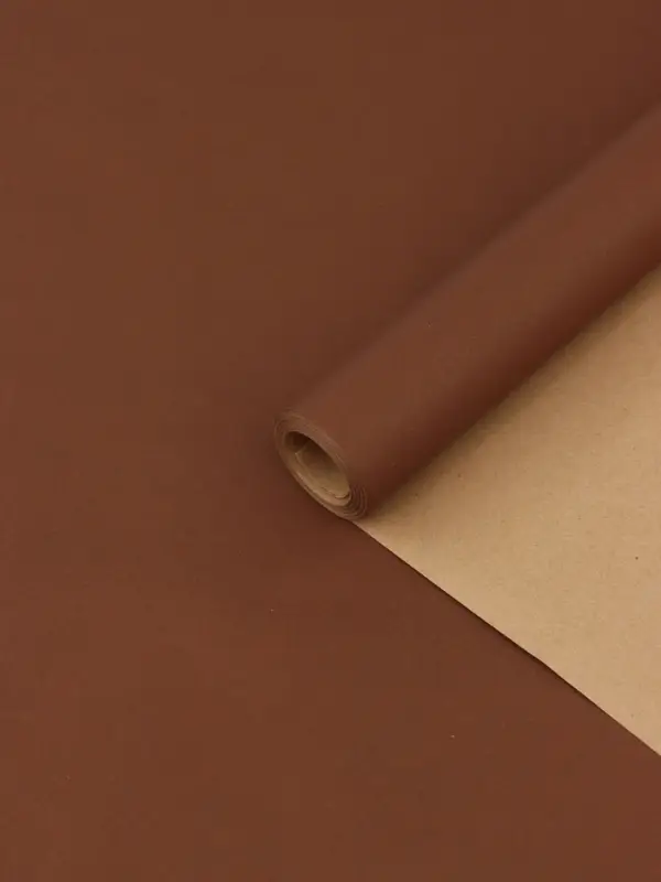 Бумага упаковочная крафт "Кофейный", 0,68 х 10&plusmn;5% м, 70 гр