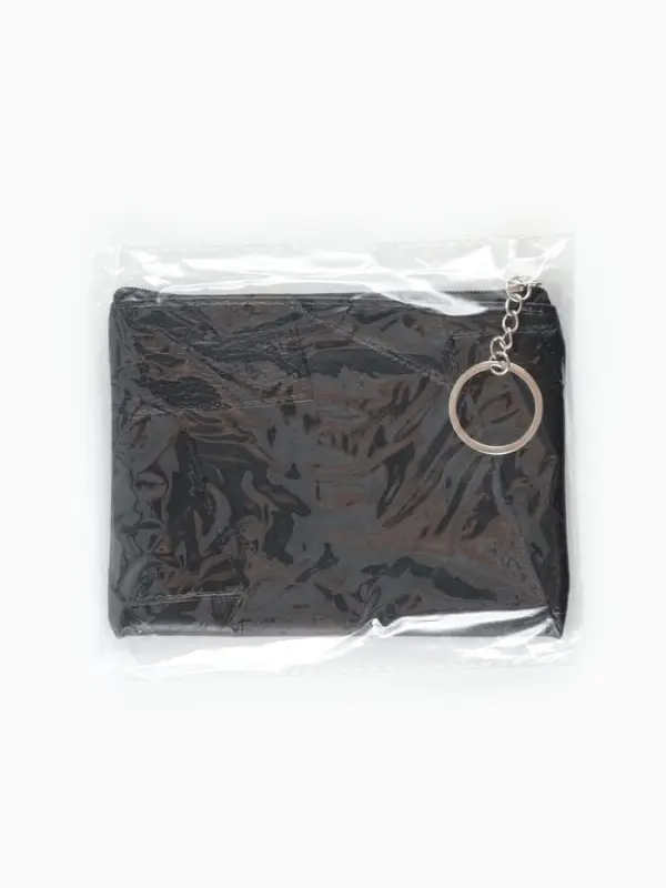 Кошелек жен 13-01-01 Июнь2509, 15*0,5*11 см, отд на молнии, черный