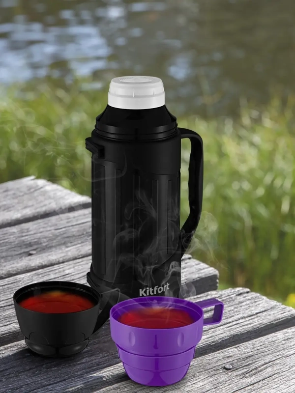 Термос для чая и кофе КТ-1233 - 1 л