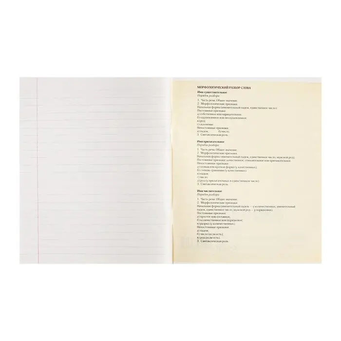 Тетрадь предметная 36 листов в клетку Calligrata &laquo;Животные мемы. Русский язык&raquo;, картонная обложка, серые листы