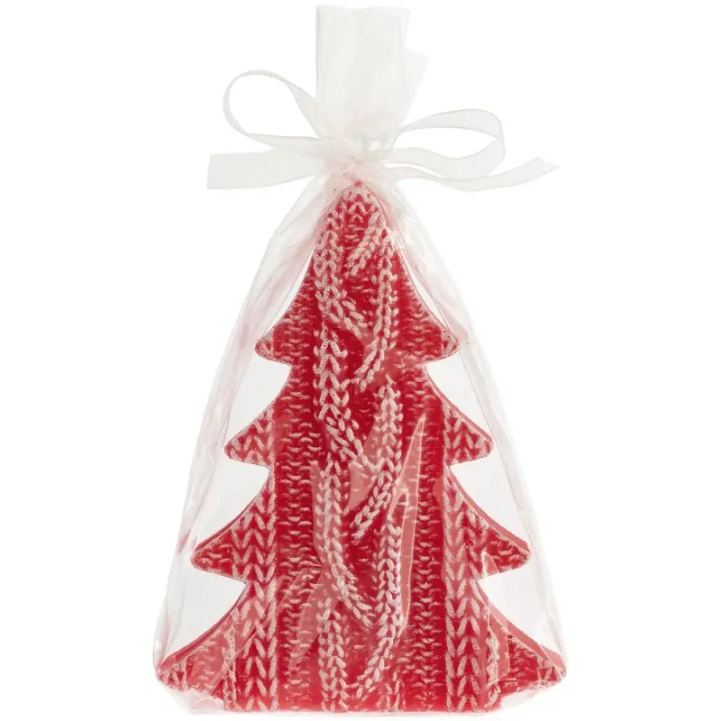 Свеча Kniteam, елка, красная Свеча Kniteam, елка, красная