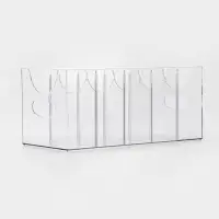 Органайзер для ремней 5 мест, 24*13*13 см, пластик, цвет прозрачный