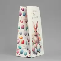 Пакет подарочный без ручек &laquo;Пасха в сердце&raquo;, 10 х 19.5 х 7 см