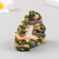 Фигурка для флорариума полистоун "Каменная арка" 5,5х2,2х5 см