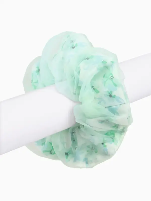 Резинка для волос &laquo;Цветы&raquo; зеленая, Винкс