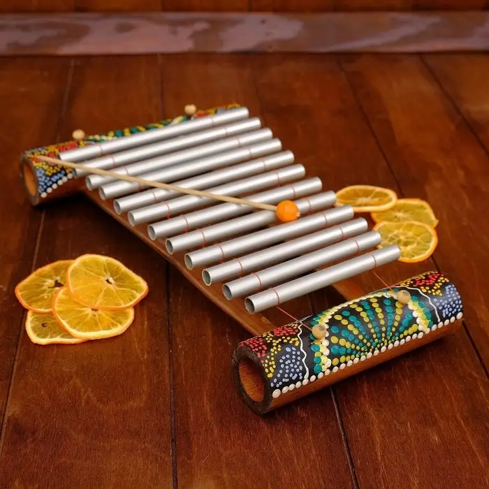 Сувенирный музыкальный инструмент "Ксилофон" МИКС 33,5х19,5х6 см