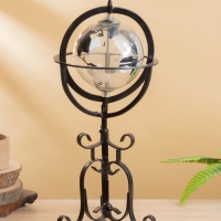 Глобус сувенирный &laquo;Мэджик&raquo;, 19&times;19&times;40.5 см, стекло, металл