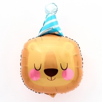 Шар фольгированный 30" "Лев именинник"