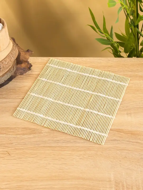 Циновка бамбуковая для роллов 24х24 см