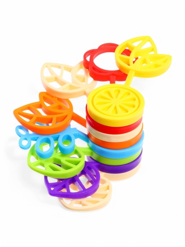 Конструктор развивающий &laquo;Листочки&raquo;, с заданиями, 42 детали