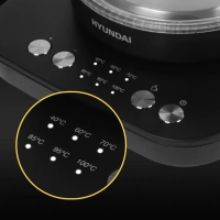 Чайник HYK-G5506 черный-серебристый, 1.7л, мощность 2200Вт