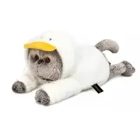 Мягкая игрушка "Кот Басик в худи "Гусик" лежачий, 19 см Kl19-002