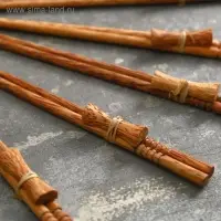 Палочки китайские &laquo;Трапеза&raquo;, 5 пар, 23&times;7.5&times;1.5 см, кокос