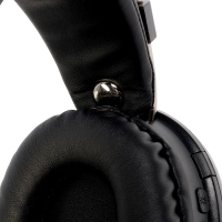 Наушники полноразмерные Mybit W-33, RGB подсветка, BT5.3, 800 мАч, Type-C, чёрные