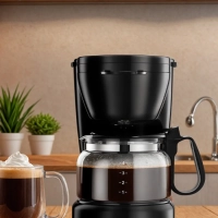 Кофеварка капельная электрическая КТ-7487 - 550 Вт - 0.75 л