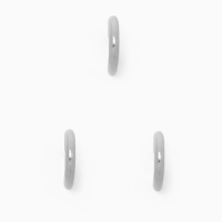 Серьги каффы &laquo;Трио&raquo;, набор 3 шт. цвет серебро