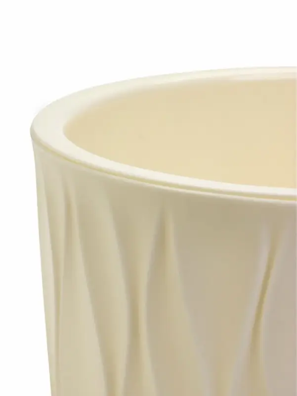 Кашпо со вставкой 2,3 л d15,7 см h15,2см "Desert" пластик белый