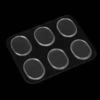 Набор подушечек для обуви, на клеевой основе, силиконовые, 6 шт., прозрачный