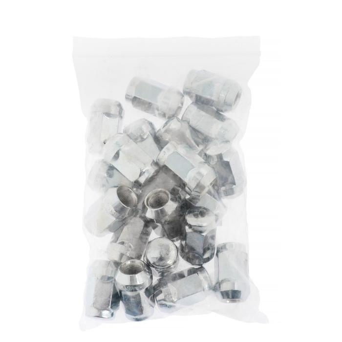 Гайка колесная под ключ 19 мм, 12&times;1.25 мм, конус, закрытая, хром, набор 20 шт