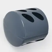 Держатель для туалетной бумаги 13,4х13х12,4см, "Light" цвет космический серый