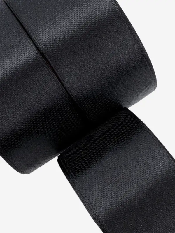 Набор лент атласных (3шт) 40мм*25&plusmn;1ярд(23м&plusmn;1м) №39 чёрный ВБ АУ