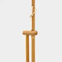 Щетка с совком "Meli Loft" бамбуковый держатель, цвет черный 26х24х96 см