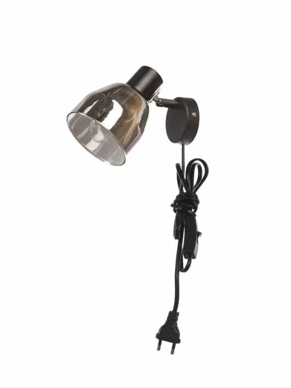 Спот "Арнелла" 1хЕ14 40Вт черный 16х16х12 см