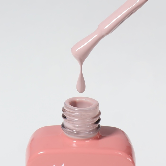 Гель лак для ногтей &laquo;SIMPLE&raquo;, 3-х фазный, 10 мл, LED/UV, цвет нюдовый (100)