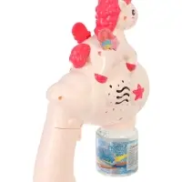 Генератор мыльных пузырей "Единорожка", световые эффекты, работает от батареек