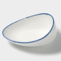 Салатник Blue Lagoon Magistro 22 см, 22.3&times;17&times;9 белый, синий