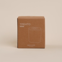 Банка для хранения сыпучих продуктов SL Home &laquo;Тренто&raquo;, 620 мл, 7,7&times;12,5 см, фарфоровая, цвет белый