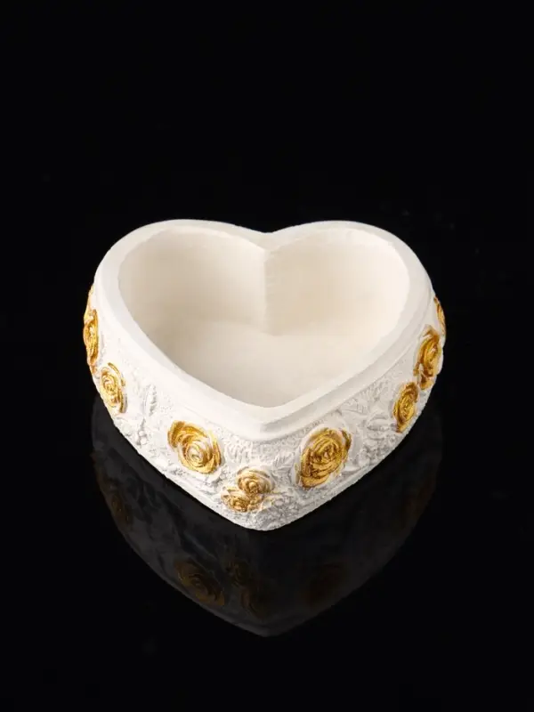 Набор фигура и подставка "Ангел и сердце" 12х20х10 см