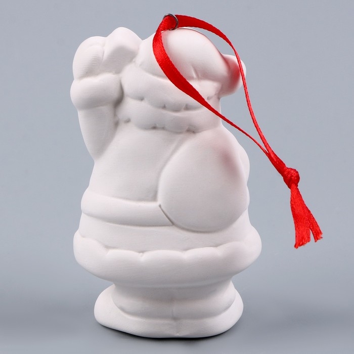 Набор ёлочных украшений под раскраску &laquo;Волшебный&raquo;, 4 шт., с подвесом, кисть