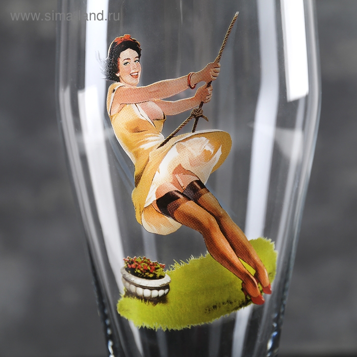 Стакан пивной Pin-up Beer, стеклянный, 500 мл, рисунок микс Стакан пивной Pin-up Beer, стеклянный, 500 мл, рисунок микс