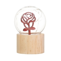 Ночник &laquo;Шар-роза&raquo; LED 3хAG10 шар 8см 6,5х6,5х11,5см